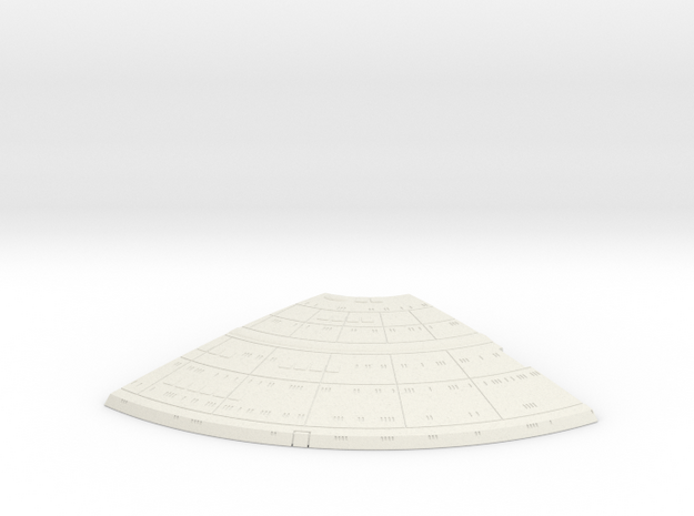 1/1400 Ambassador Concept Right Upper Front Saucer in White Natural Versatile Plastic