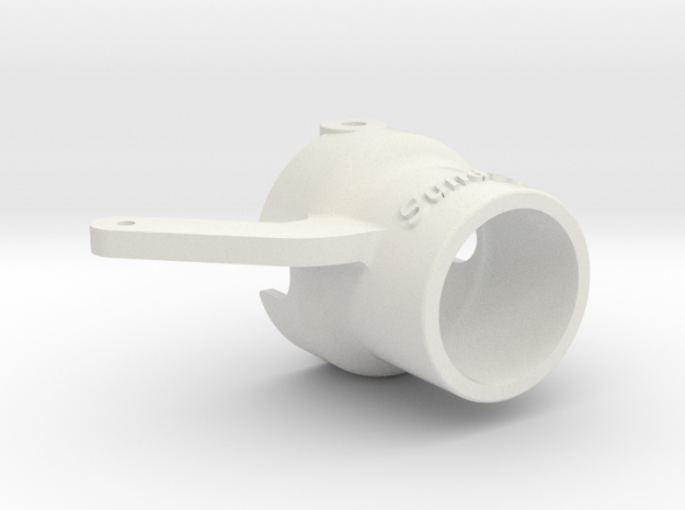 ProBoat RiverJet Improved Steering Nozzle in White Natural Versatile Plastic