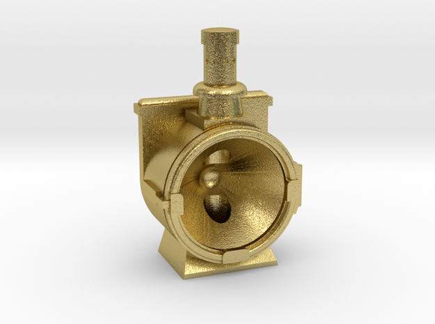 NS olielamp in Natural Brass
