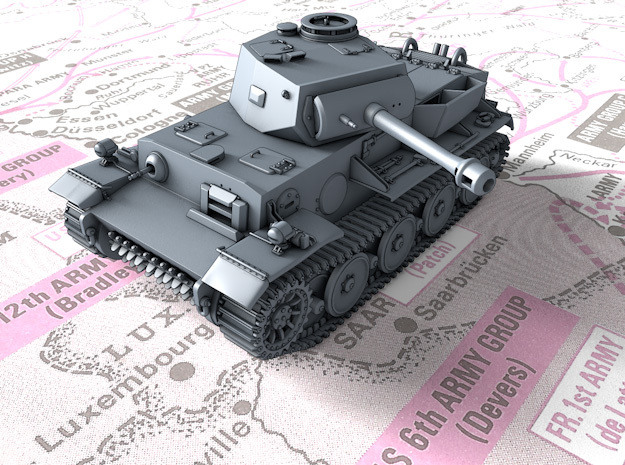 1/120 (TT) Pz.Kpfw VI VK36.01 (H) 10.5cm L/28 Tank in Tan Fine Detail Plastic