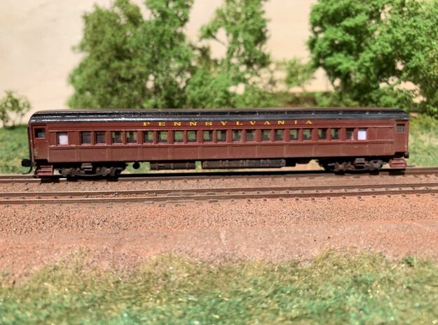 N-scale (1/160) PRR P70R Passenger Car  in Smooth Fine Detail Plastic
