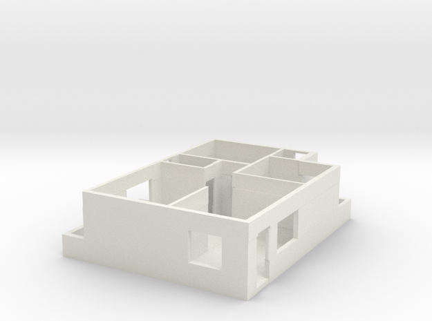 Floorplan | Floor plan  in White Natural Versatile Plastic: 1:100