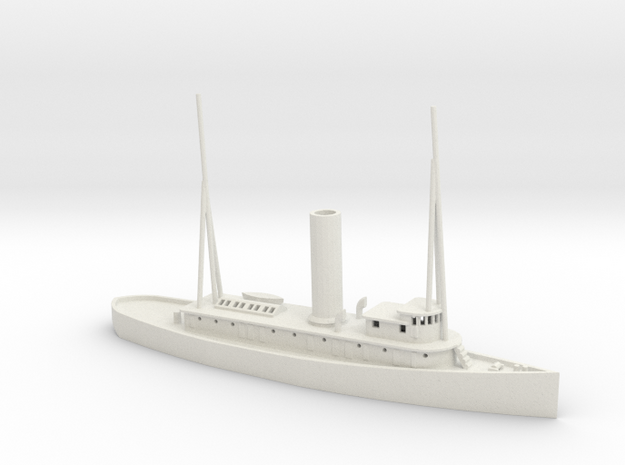 1/350 Scale 143-foot Seagoing Wooden Tug Fame in White Natural Versatile Plastic
