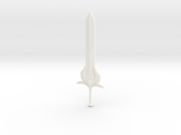 Dreamworks She-Ra Sword 1/6 in White Processed Versatile Plastic