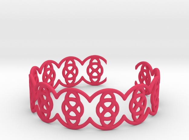 Bracelet in Pink Processed Versatile Plastic