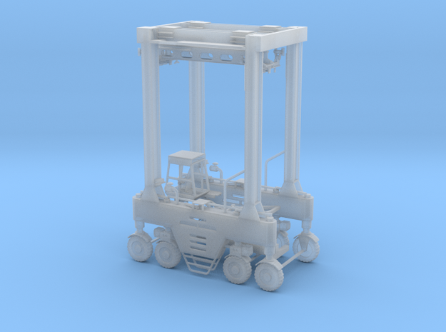 N Intermodal Straddle Carrier - No Safety Rails in Tan Fine Detail Plastic