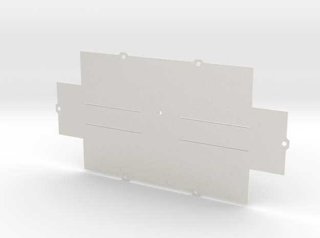 ZX-KEY Keyboard Case 'Bottom Plate' in White Natural Versatile Plastic