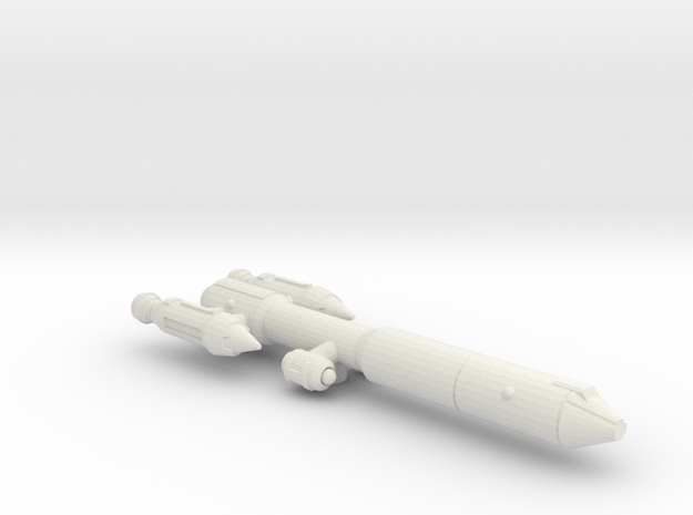 3125 Scale Iridani Sloop MGL in White Natural Versatile Plastic