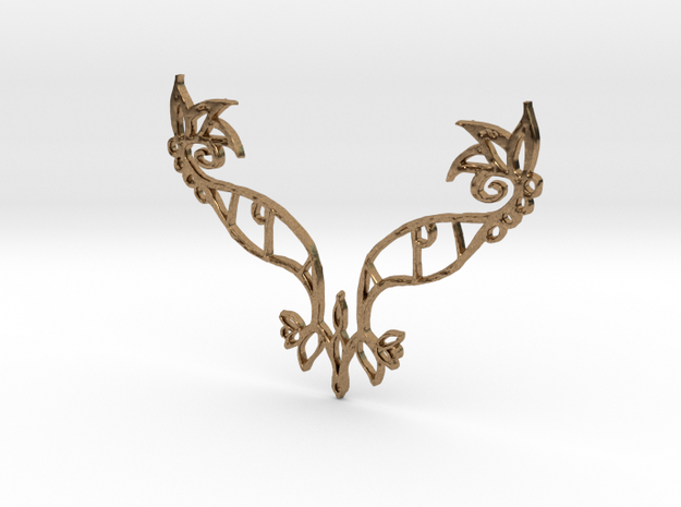 :Eyespell: Pendant in Natural Brass