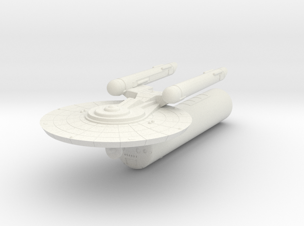 3125 Scale Federation LTT with Battle Pod WEM in White Natural Versatile Plastic