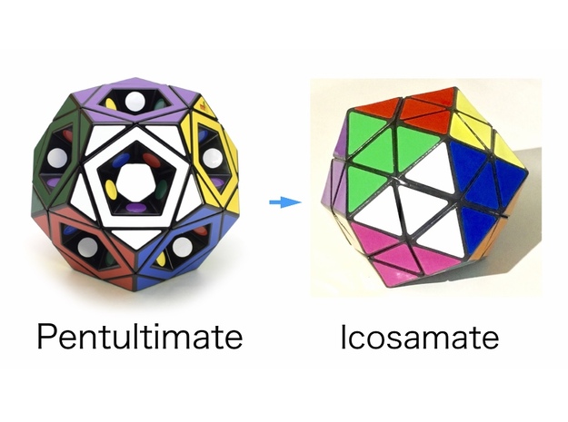 Icosamate modified from pentultimate in White Natural Versatile Plastic