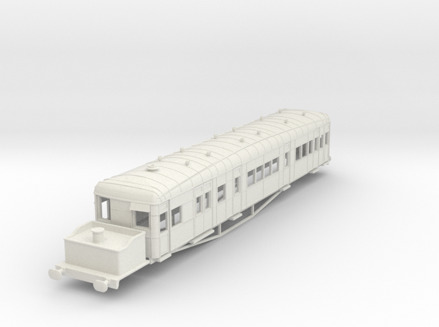 o-100-gsr-clayton-steam-railcar-scheme-A in White Natural Versatile Plastic