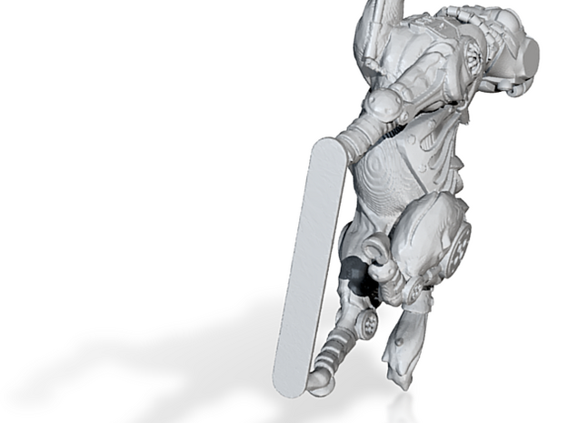 Anthropomorphic heavy armor female centaur(HSD min in Tan Fine Detail Plastic