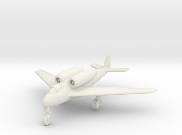 (1:144) Heinkel P 1073.3 (Gear down) in White Natural Versatile Plastic