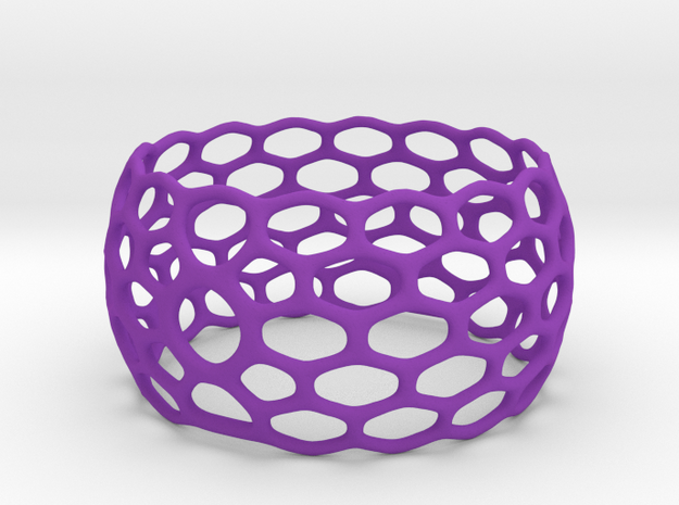 Bracelet in Purple Processed Versatile Plastic
