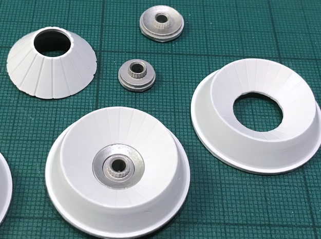 Moebius EVA Pod: Cameras, version A in Tan Fine Detail Plastic