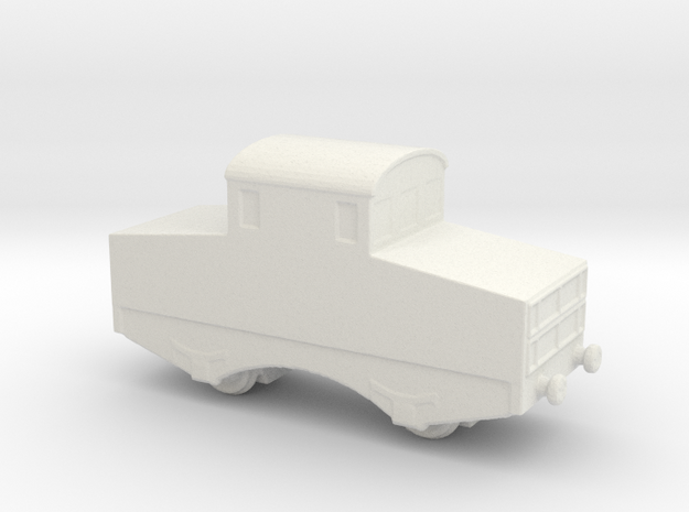 alvf ww1 armoured loco 1/285 6mm in White Natural Versatile Plastic