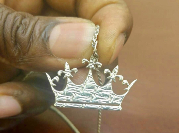 Queen's Crown (with All KaPs crust) in Polished Silver