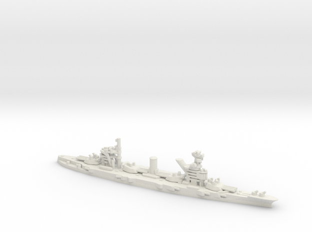 Soviet Gangut-Class Battleship in White Natural Versatile Plastic