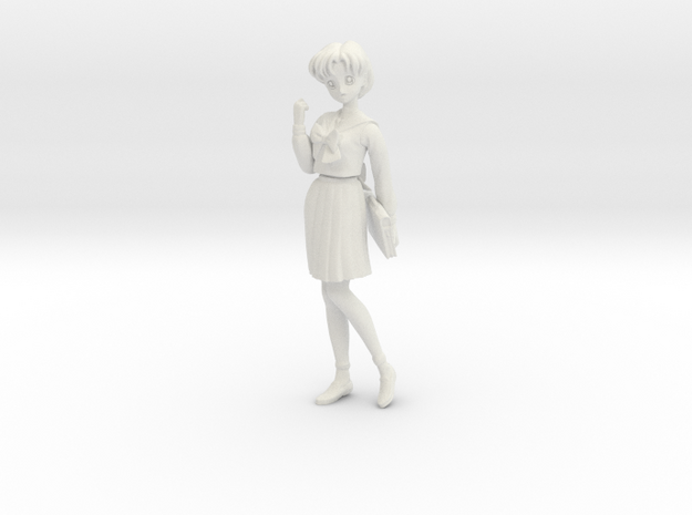 1/6 GK Figure Student in Uniform in White Natural Versatile Plastic