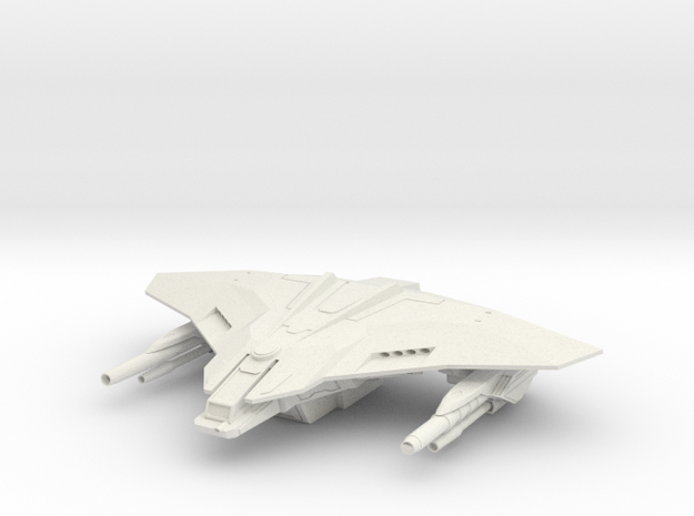 Romulan Bruin Class Fighter in White Natural Versatile Plastic