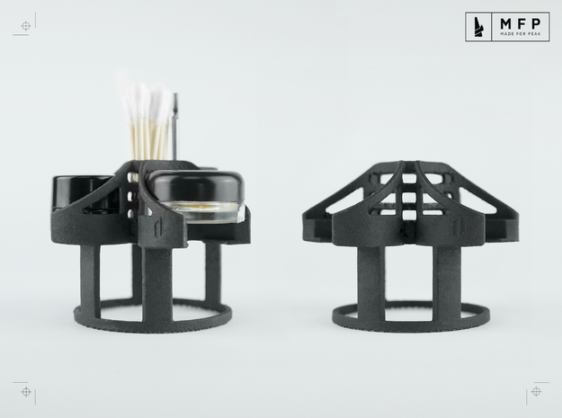 Chair Cup Holder Insert in Black Natural Versatile Plastic