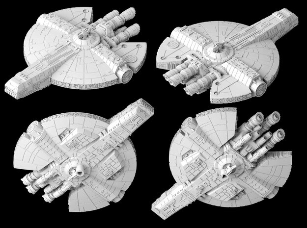 YT-1300 "Anooba's Pursuit" (1/270) in White Natural Versatile Plastic