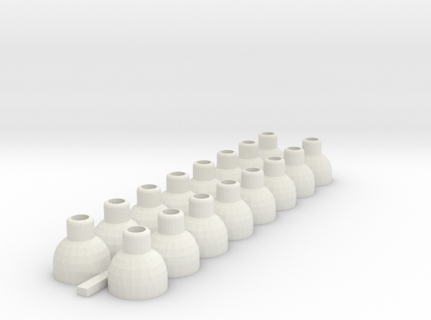 Abat Jour Lampe Interieure Poste Aiguillage O Mode in White Natural Versatile Plastic: 1:43.5