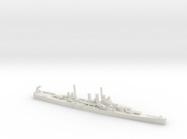 USS Wichita (CA-45) in White Natural Versatile Plastic: 1:1800
