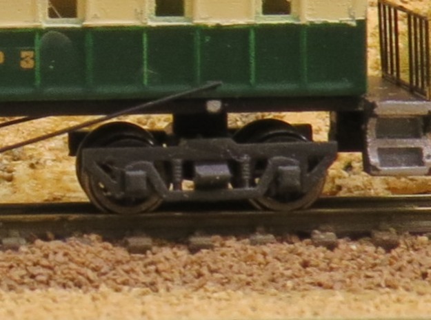 SAR BHC bogie in Tan Fine Detail Plastic