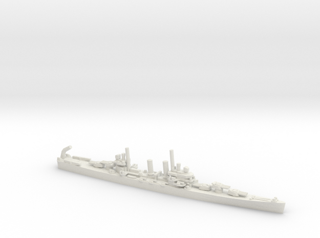 US Brooklyn-Class Cruiser in White Natural Versatile Plastic: 1:1800