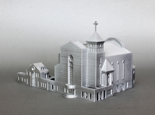 Suseo Cathedral (Unpainted) in White Natural Versatile Plastic