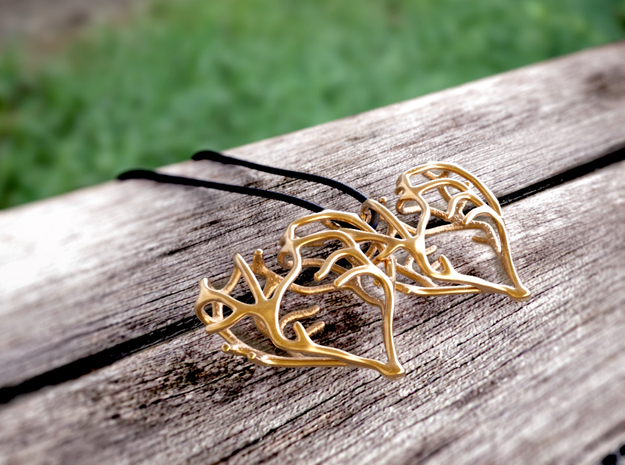 Complicated Passion² in Polished Bronze (Interlocking Parts)