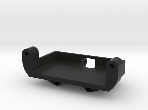 Axial SCX24 Metal gear Servo mount​ for Emax ES08M in Black Natural Versatile Plastic
