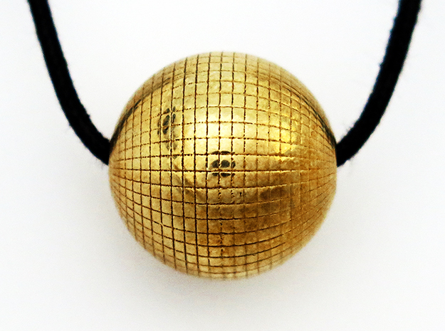 Disco Ball in Polished Brass