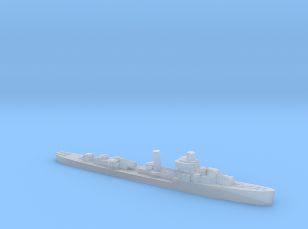 USS Somers destroyer 1943 1:3000 WW2 in Smoothest Fine Detail Plastic