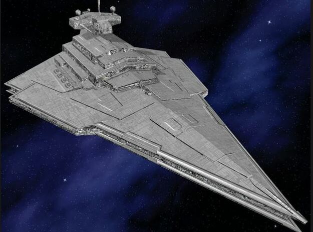Imperial Victory Stardestroyer Type II in Tan Fine Detail Plastic