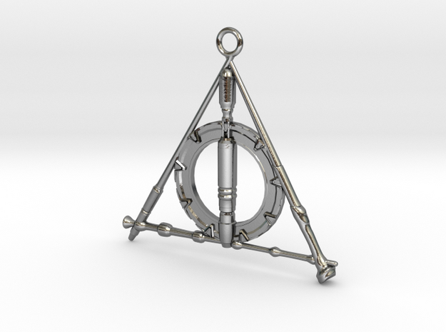 The Fandom Hallows in Polished Silver