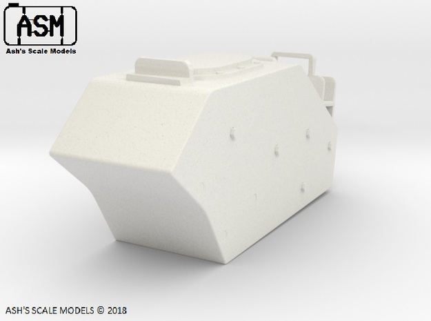 1/16 M113AS4 RIGHT EXTERNAL FUEL TANK in White Natural Versatile Plastic