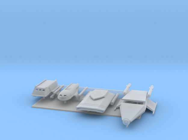 1/350 TOS and TAS Shuttlecraft Variety Pack in Smooth Fine Detail Plastic