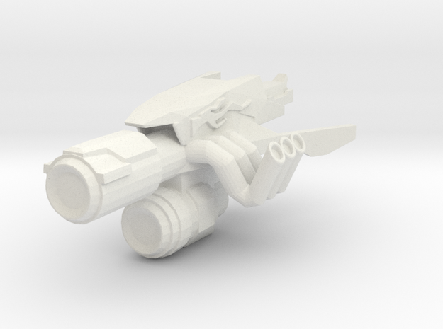 custom blasters for Tr Hot Rod v2 in White Natural Versatile Plastic: Medium