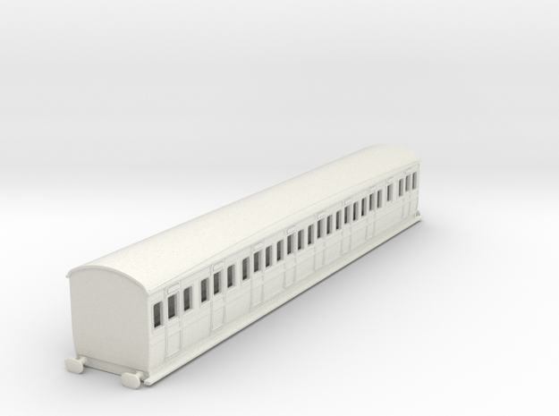 0-87-secr-iow-d40-third-class-coach in White Natural Versatile Plastic