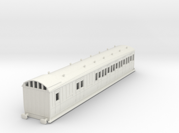 0-87-secr-d147-brake-third-coach in White Natural Versatile Plastic