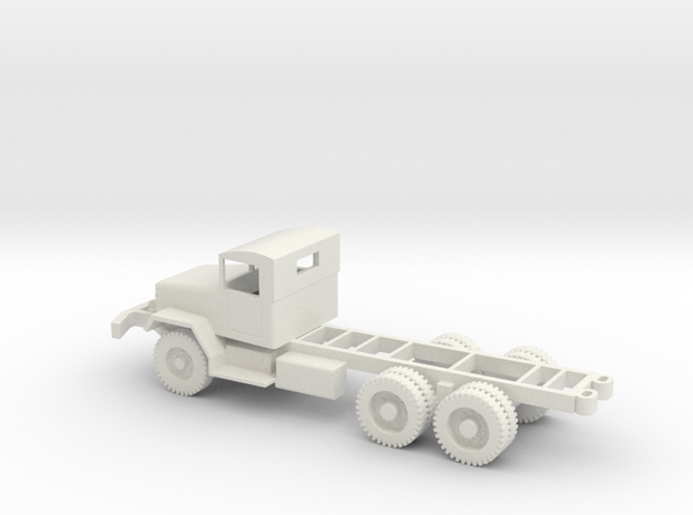 1/87 Scale M46 Chassis in White Natural Versatile Plastic
