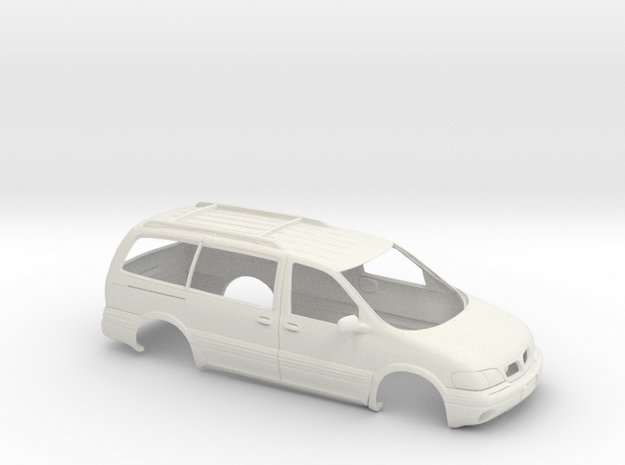 1/24 1996-04 Pontiac Montana Shell in White Natural Versatile Plastic