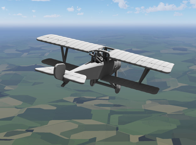 Nieuport 20 in White Natural Versatile Plastic: 1:144