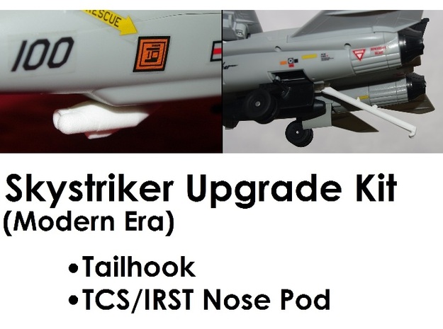 Skystriker Tailhook & TCS/IRST Pod (Modern Era) in White Natural Versatile Plastic