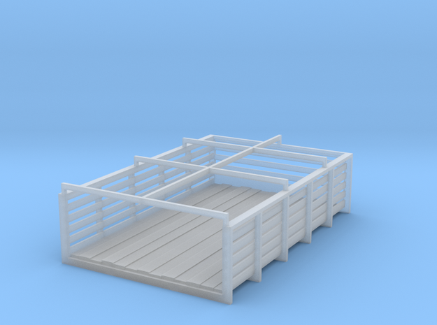 HO Scale alternate slatted box for 41-46 truck mod in Smoothest Fine Detail Plastic