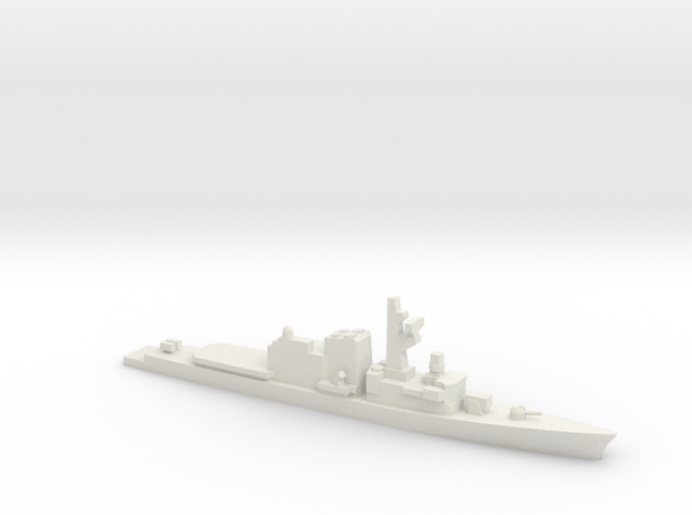 Hatsuyuki-class destroyer, 1/1250 in White Natural Versatile Plastic