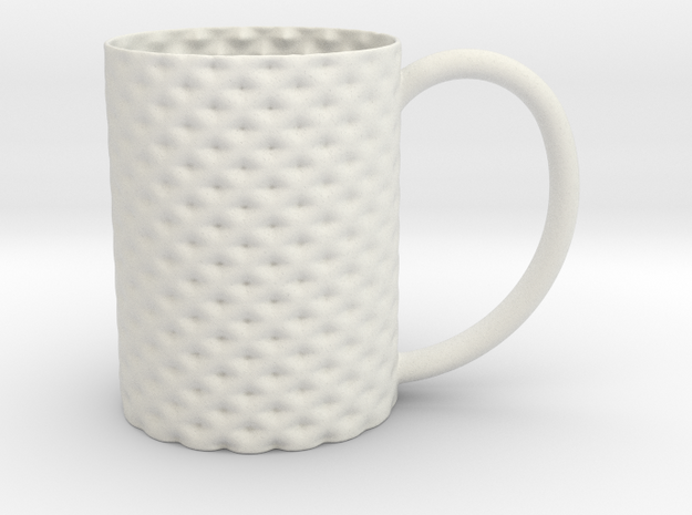 Mug in White Natural Versatile Plastic